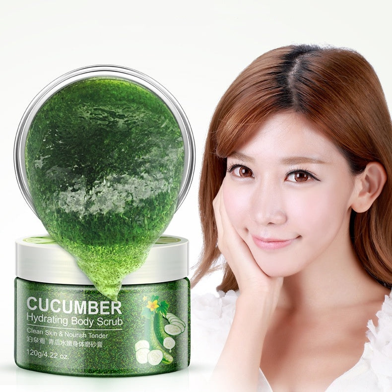 Cucumber skin beautiful white skin peels facial scrub Cucumber skin beautiful white skin peels facial scrub